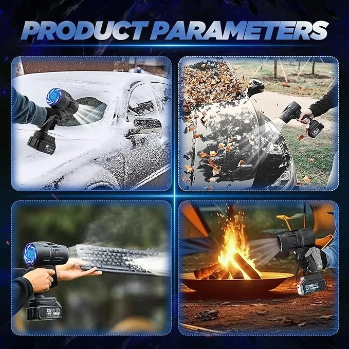  Cordless Leaf Blower Portable Dust Cleaner 