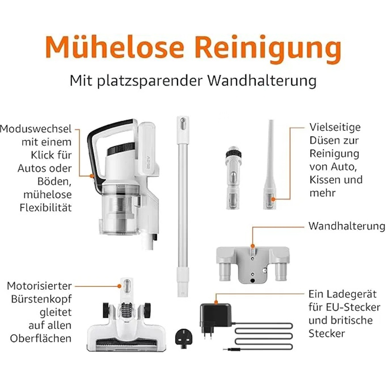 Basics Akku-Staubsauger, 2-in-1-Ger