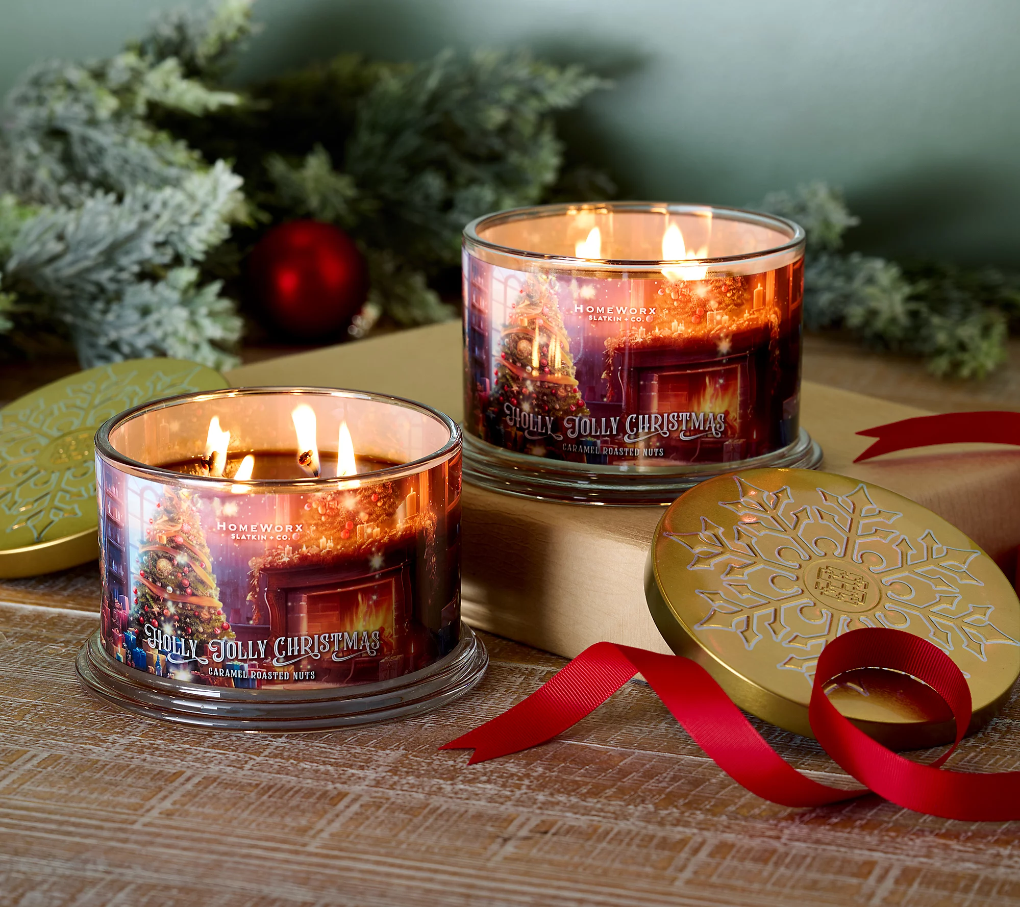 Black Friday Sale Price!! HomeWorx by Slatkin + Co. Set of 2 18oz Candles