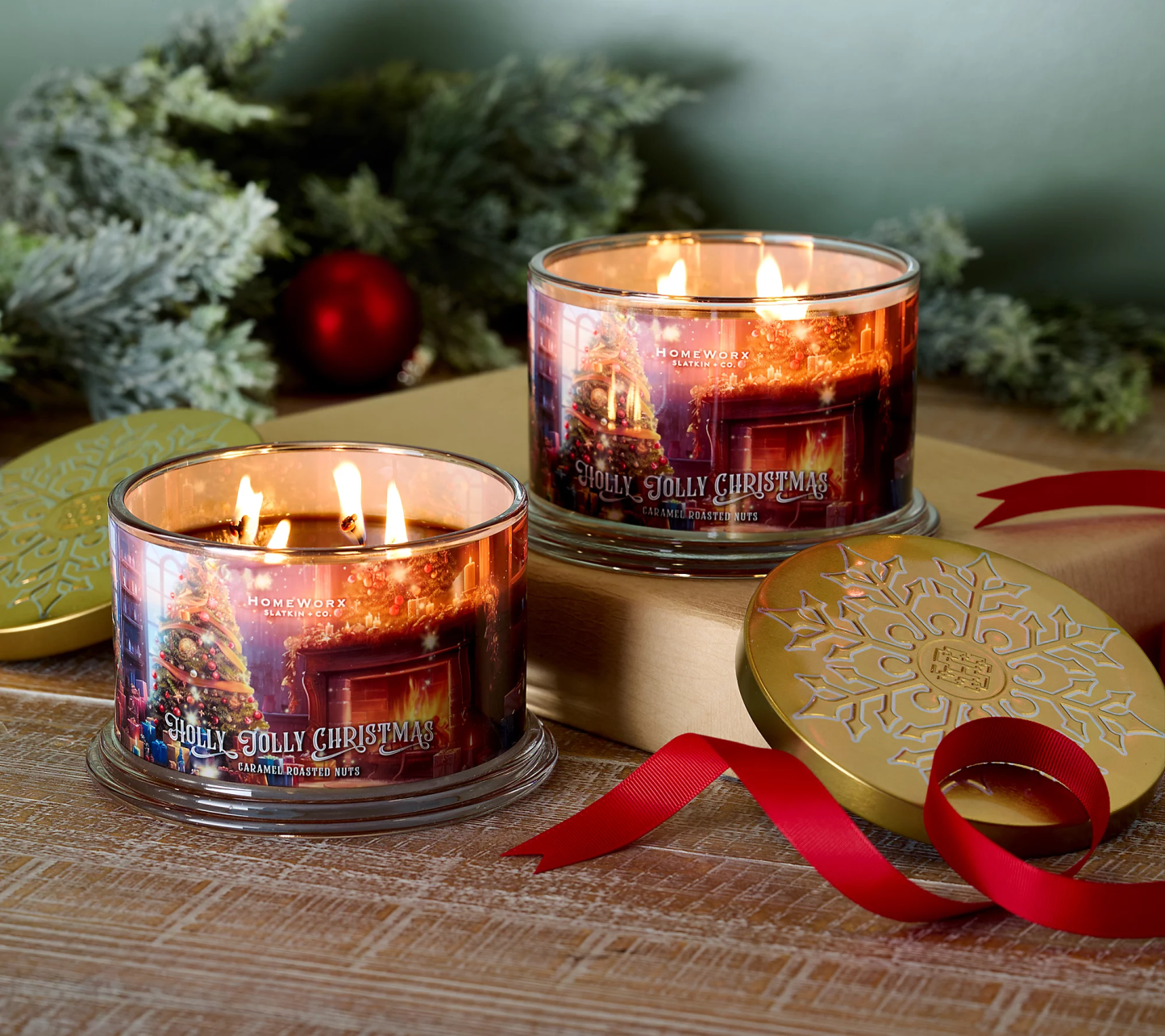 Black Friday Sale Price!! HomeWorx by Slatkin + Co. Set of 2 18oz Candles