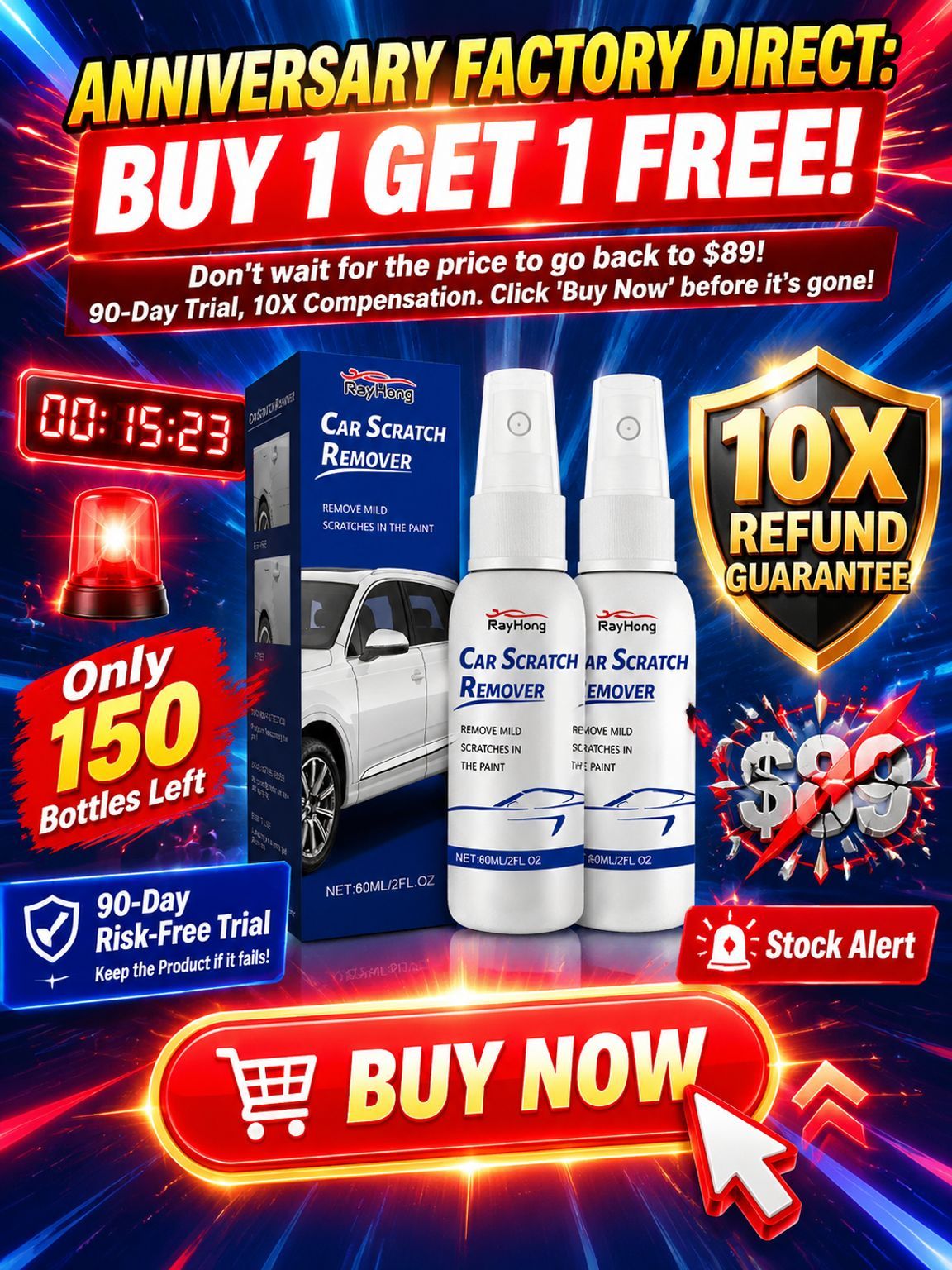 Car Scratch Repair and Care Spray