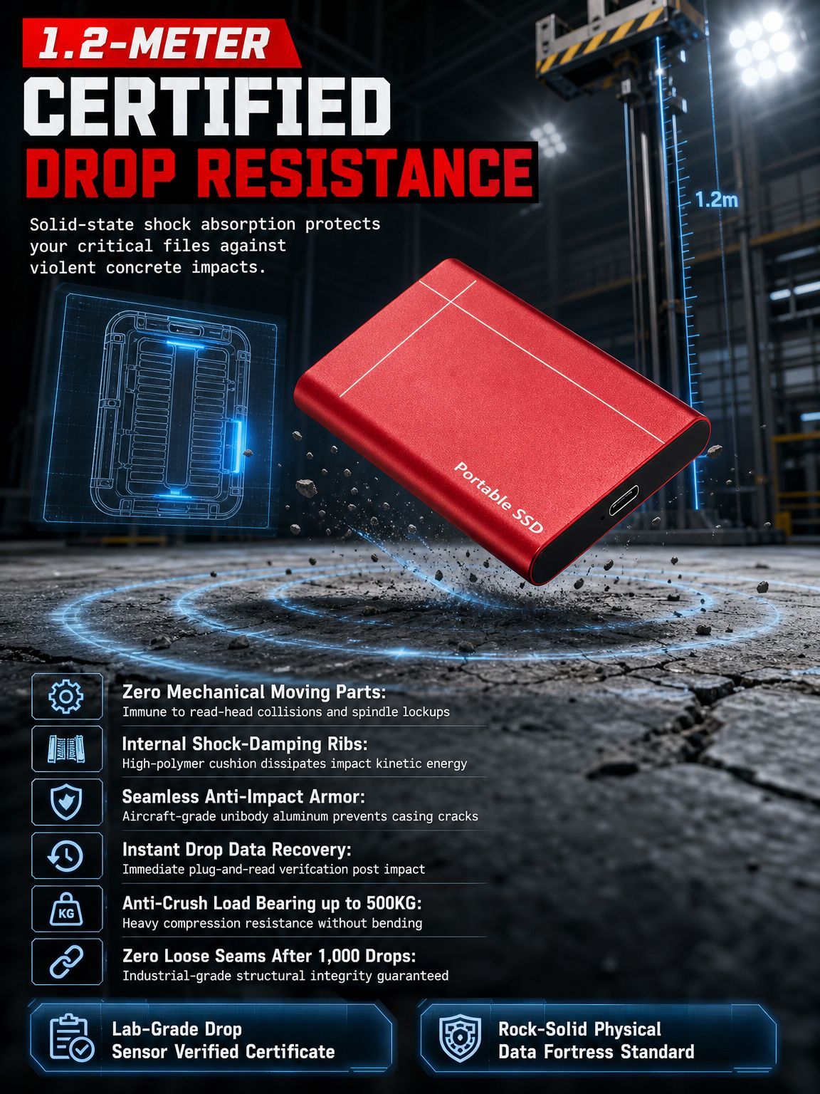 ⚡ Holds 5,000 movies & transfers three 4K movies in 1 second! Get this German pro SSD for the price of a beer! 🏆