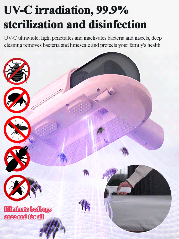 Compact High Frequency Blue Light Mite Remover