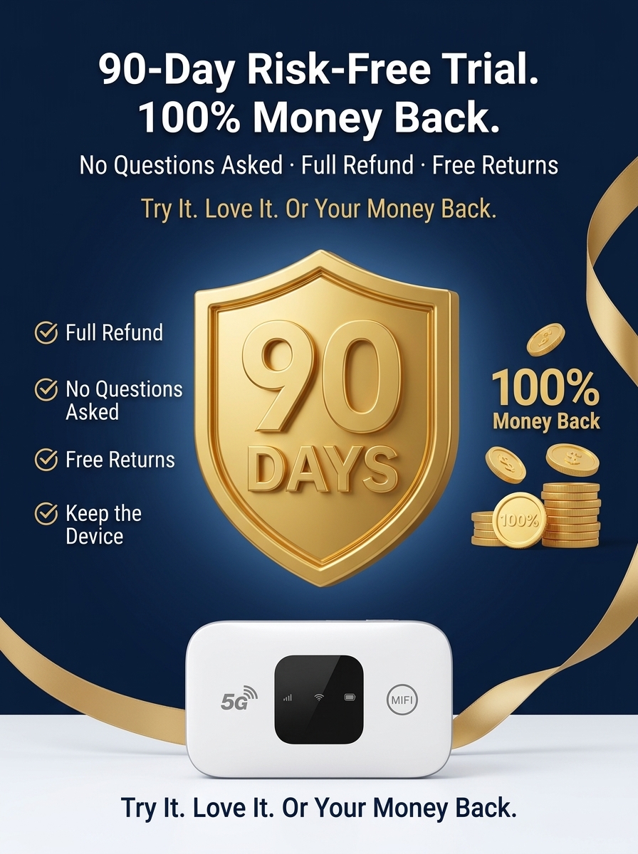 One-Time Purchase for Lifetime Free Global 5G+ Internet