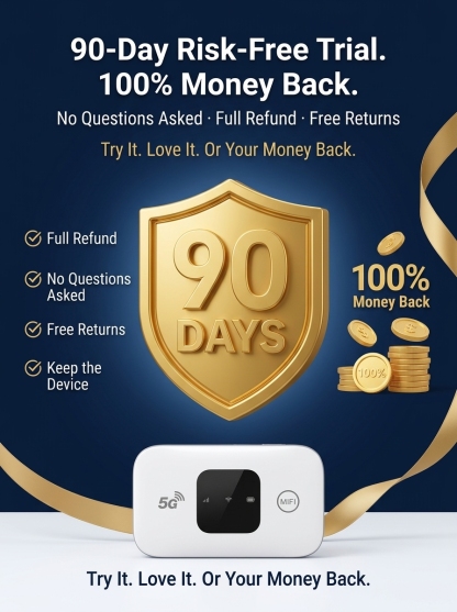One-Time Purchase for Lifetime Free Global 5G+ Internet