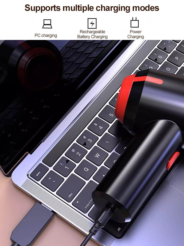 Three in one wireless portable high power vacuum cleaner