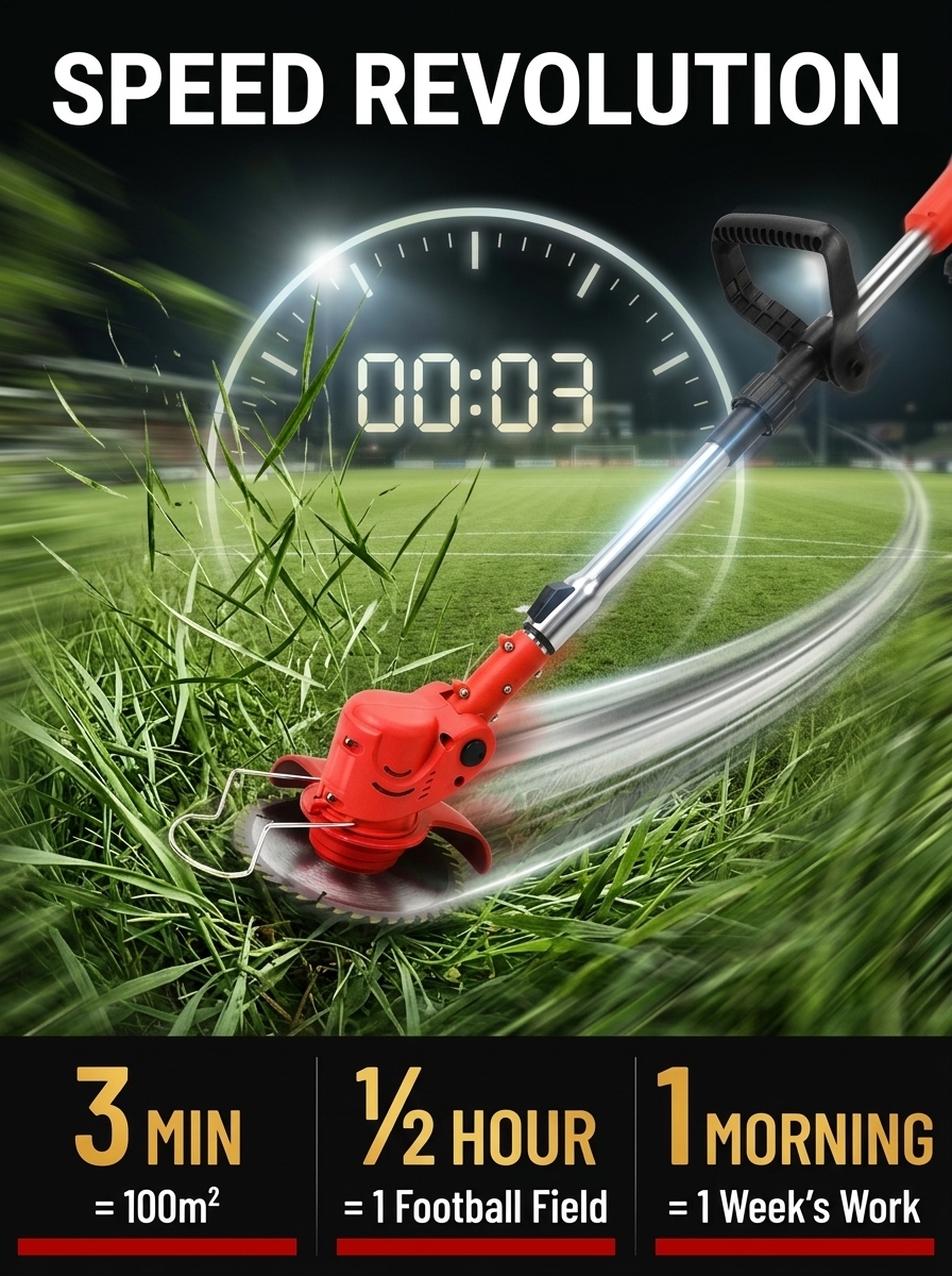 【Walmart's #1 Bestseller for Three Straight Months!】Long-lasting and powerful lawn mower