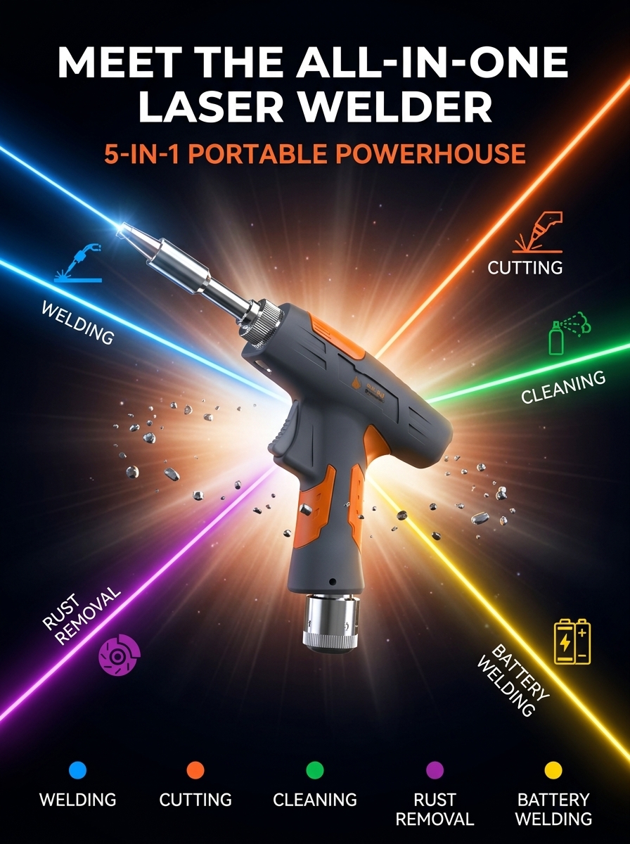 [FDA Certified, 80%OFF+Free Shipping!] Handheld laser welding machine 899A