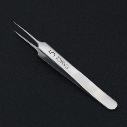Stainless steel acne and blackhead remover tweezers