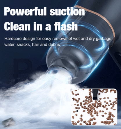 Blow, vacuum and inflate all-in-one cordless vacuum cleaner for home and car