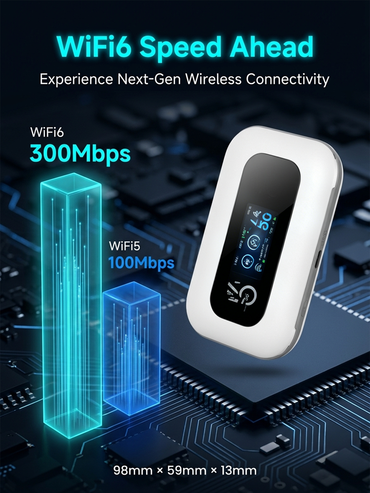 JS-Plug and connect, long battery life, high-speed portable WiFi