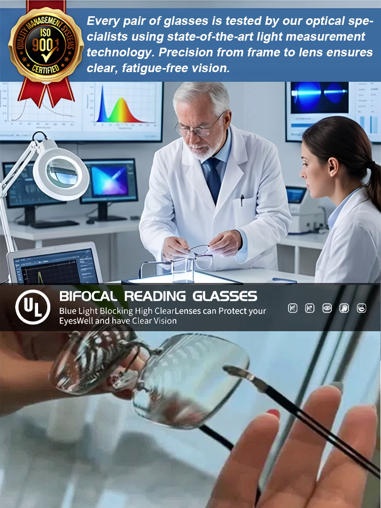 Ultra-light Intelligent Zoom Photochromic Anti-blue Light Reading Glasses