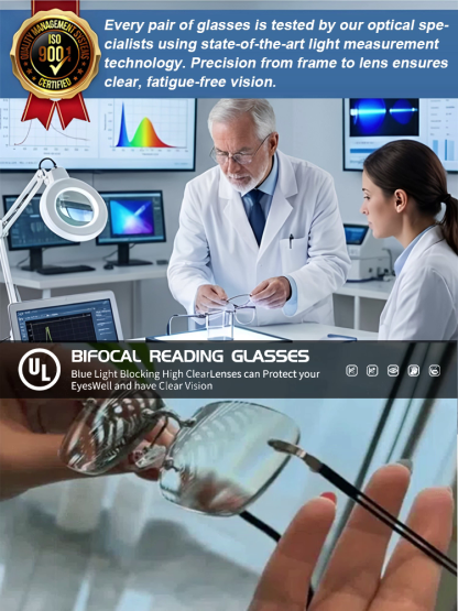 Ultra-light Intelligent Zoom Photochromic Anti-blue Light Reading Glasses