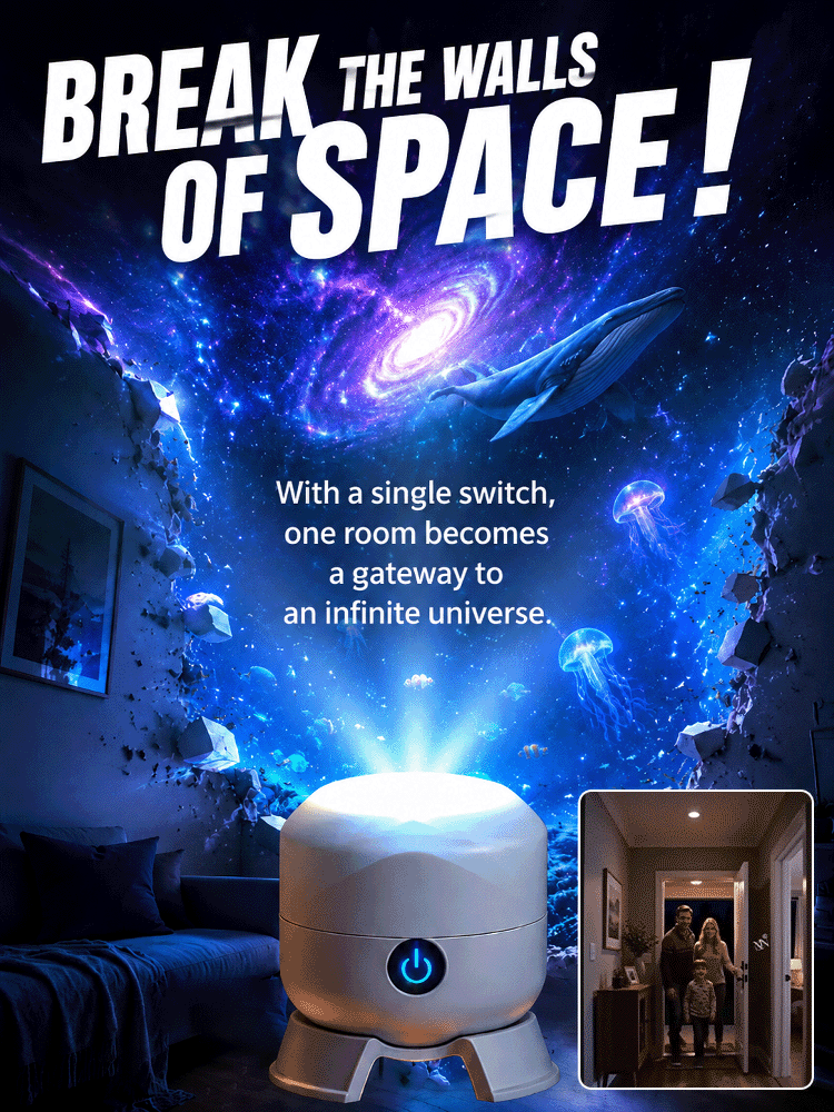 Colorful Dreamy Rotating Projection Lamp