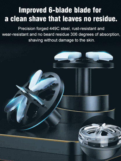 Electric shaver, super clean, full body washable beard shaver