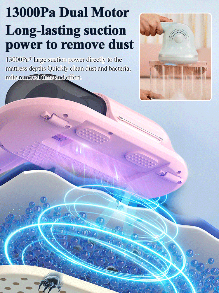 Compact High Frequency Blue Light Mite Remover