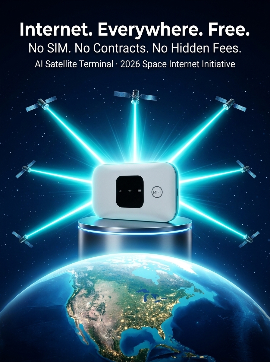 One-Time Purchase for Lifetime Free Global 5G+ Internet