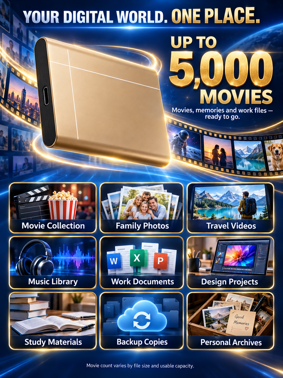 ⚡ Holds 5,000 movies & transfers three 4K movies in 1 second! Get this German pro SSD for the price of a beer! 🏆