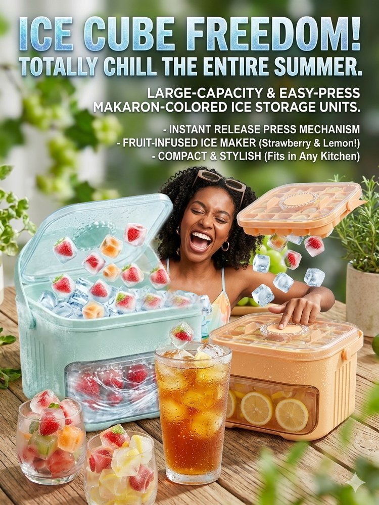 [Lazy Man's Artifact] Large Capacity Ice Maker That Doesn't Dirt Your Hands