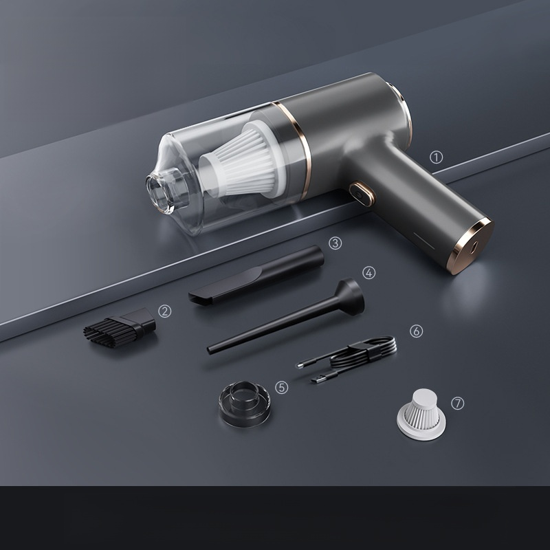 Handheld Car Vacuum Cleaner with Blowing and Suction Functions