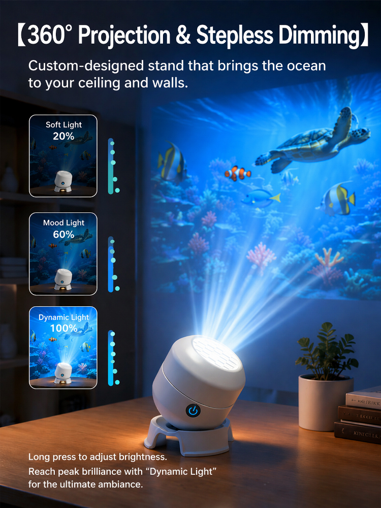 Colorful Dreamy Rotating Projection Lamp