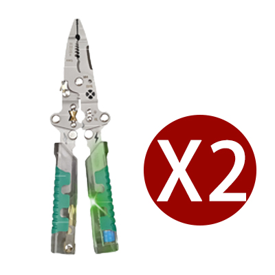 【One piece has 14 functions】Folding tester, screwdriver, wire stripper. One-stop service!