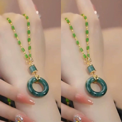Meditation Peace Clasp Halskette