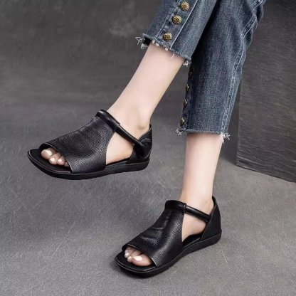 Handgefertigte Sandalen aus reinem Rindsleder
