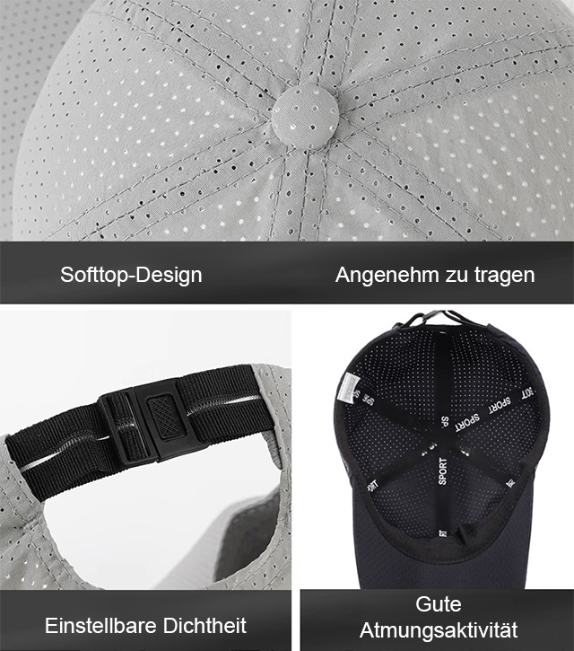 Golfnetz-Leichtgewicht-Atmungsaktive Baseballkappe