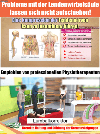 Magnetische Therapie Akupunktur und Moxibustion Massage Lendenstretcher