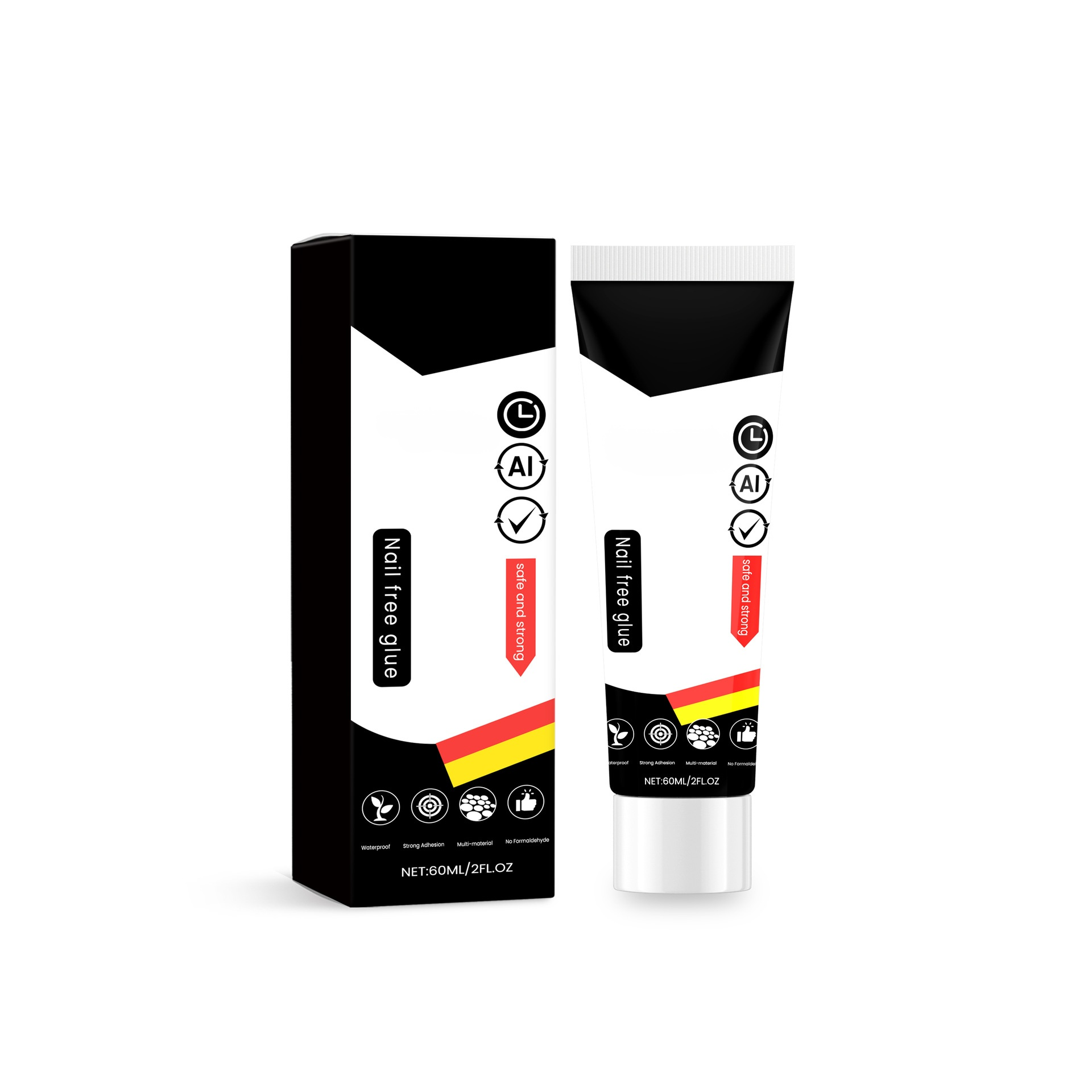 【Tragkraft: 900 Jin】Wasserdicht, schimmelresistent, hochfester, nagelfreier Klebstoff