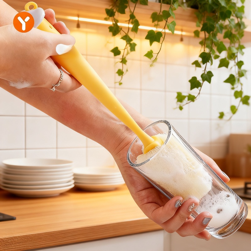 JMY 3-in-1 Langstieliger Wasserbecher-Reinigungsbürste