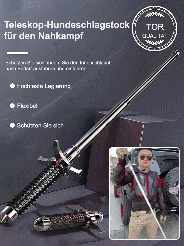 Multifunktionaler ausziehbarer Selbstverteidigungsstock für Outdoor-Aktivitäten