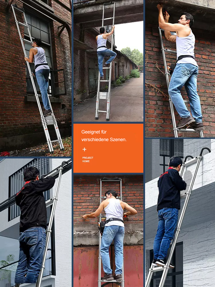 Multifunktionale Teleskopleiter