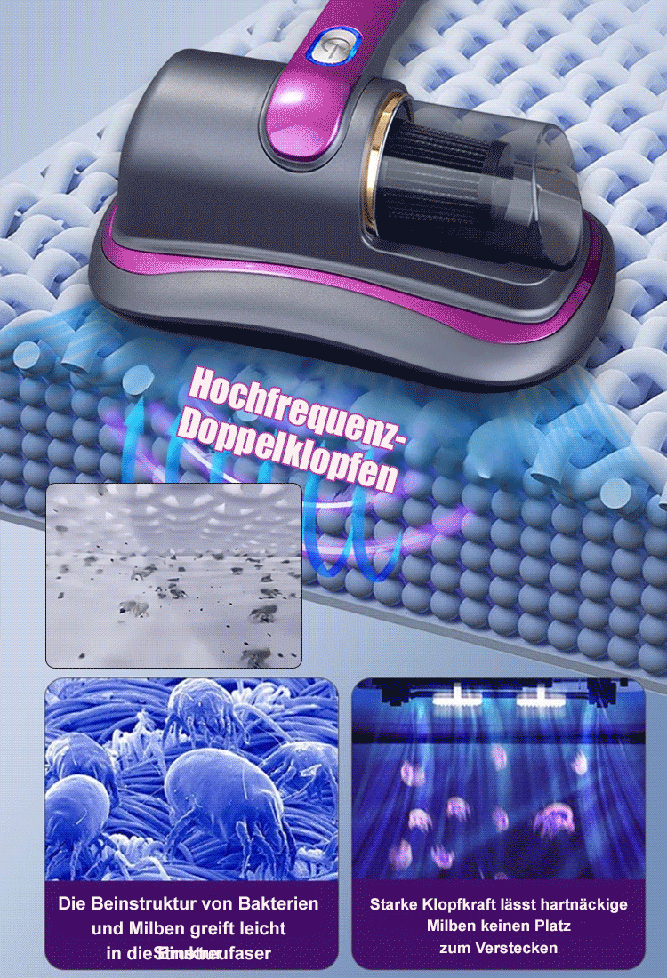 Drahtloser Milbenentferner