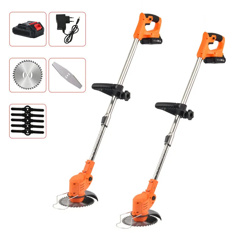 [Full Copper Motor] Tragbarer Handrasenmäher