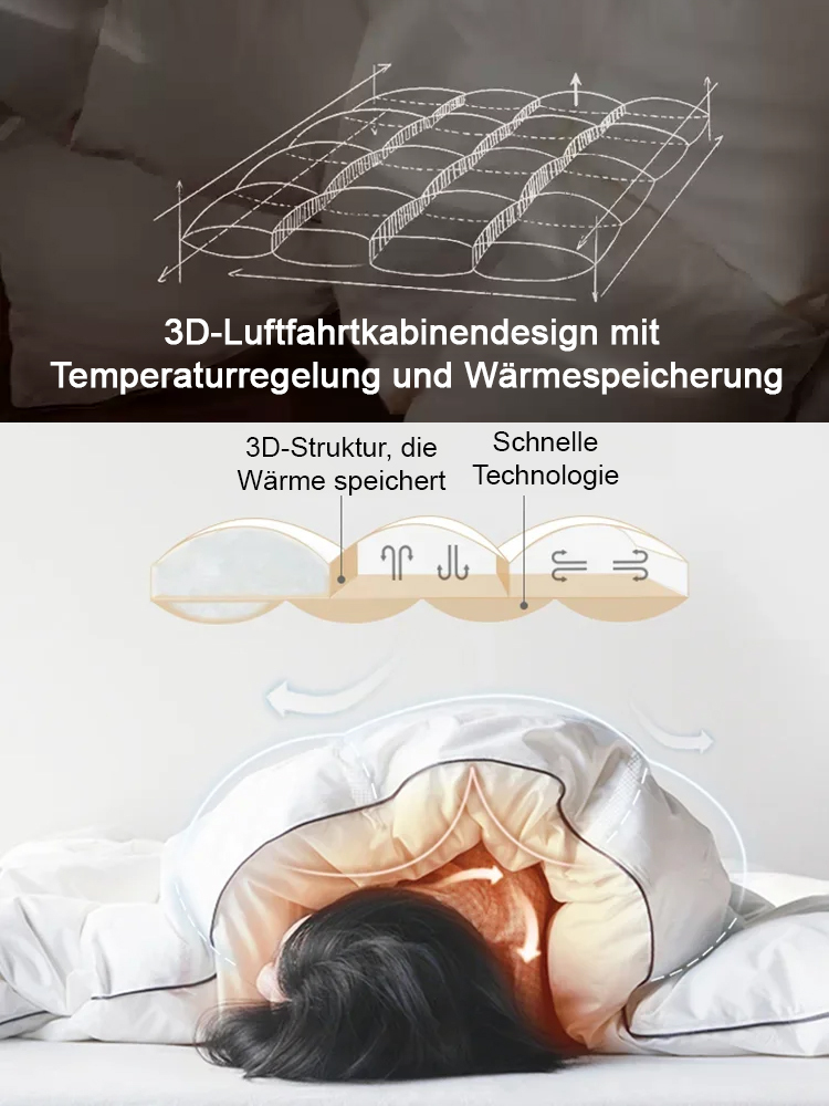 95% weiße Daunendecke