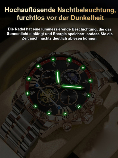 Tourbillon-Uhrwerk ✨ Strenge Kalibrierung über 1200 Stunden. Chronometer-genaue Präzision.