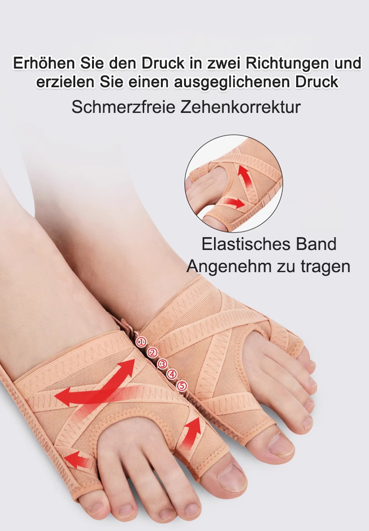 Hallux Valgus-Großzehenorthese aus Mesh