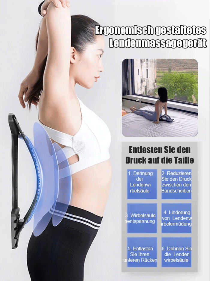 Magnetische Therapie Akupunktur und Moxibustion Massage Lendenstretcher