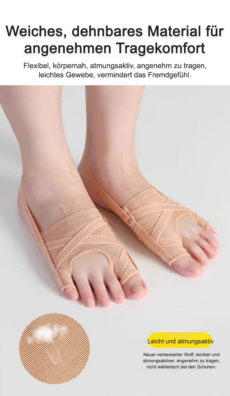 Hallux Valgus-Großzehenorthese aus Mesh