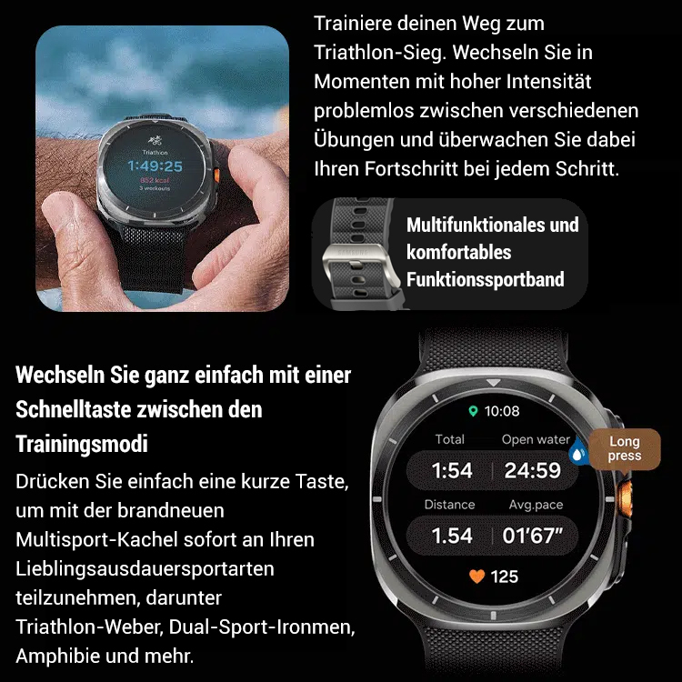 Neue Bluetooth-Anruf-Smartwatch