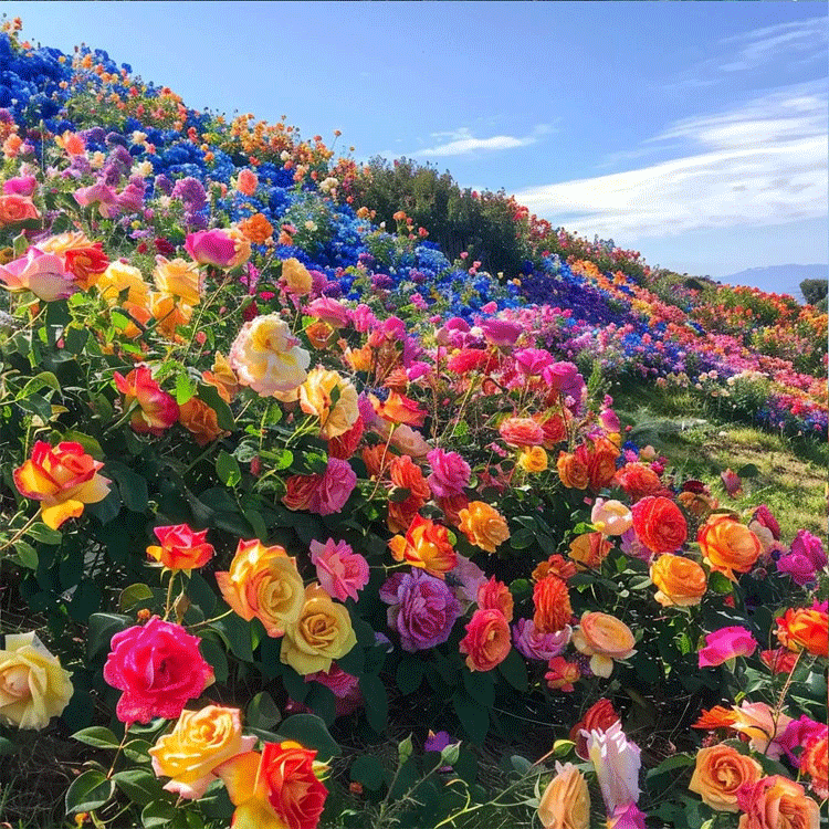 [Bringt Liebe und Glück] Bunte Rosensamen
