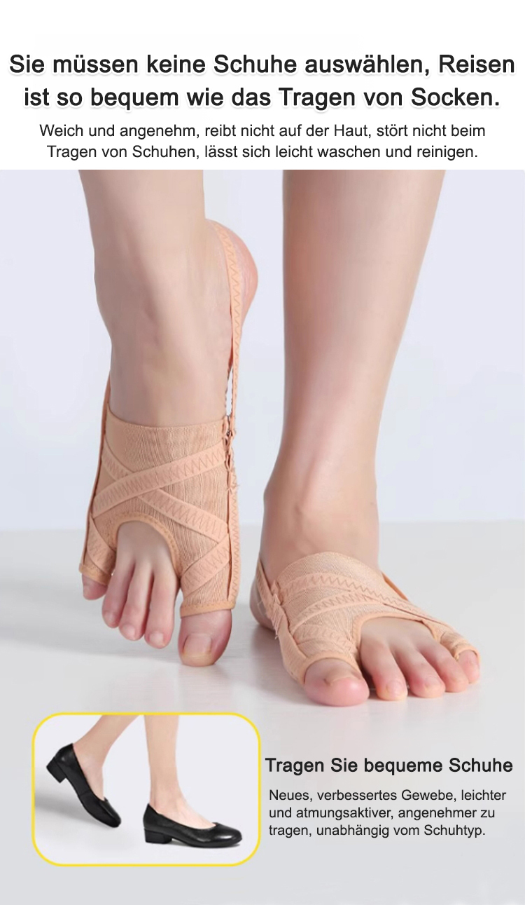 Hallux Valgus-Großzehenorthese aus Mesh