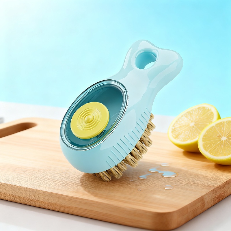 Küchenspülen-Eckenreinigungsbürste mit Flüssigkeitsspender