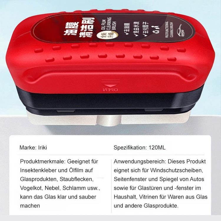 Kraftvoller Reinigungsbürste für Ölfilm auf Autoscheiben