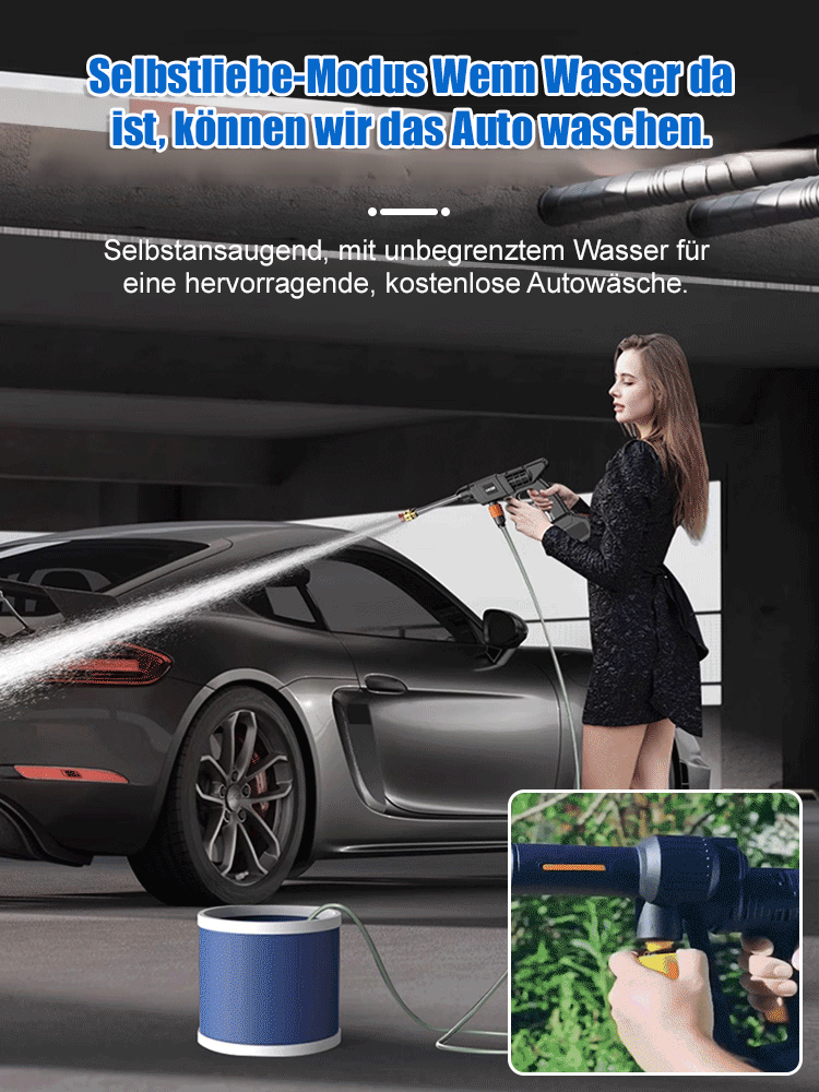 【Hochdruck-Wassersparend】 Hochleistungs-Hochdruck-Autowasch-Wasserpistole