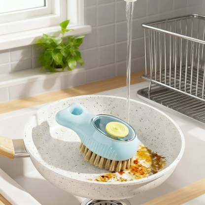 Küchenspülen-Eckenreinigungsbürste mit Flüssigkeitsspender