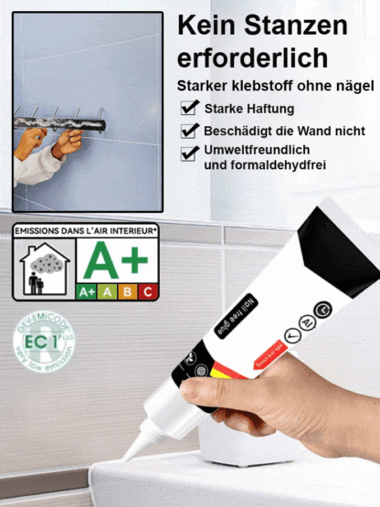 【Tragkraft: 900 Jin】Wasserdicht, schimmelresistent, hochfester, nagelfreier Klebstoff