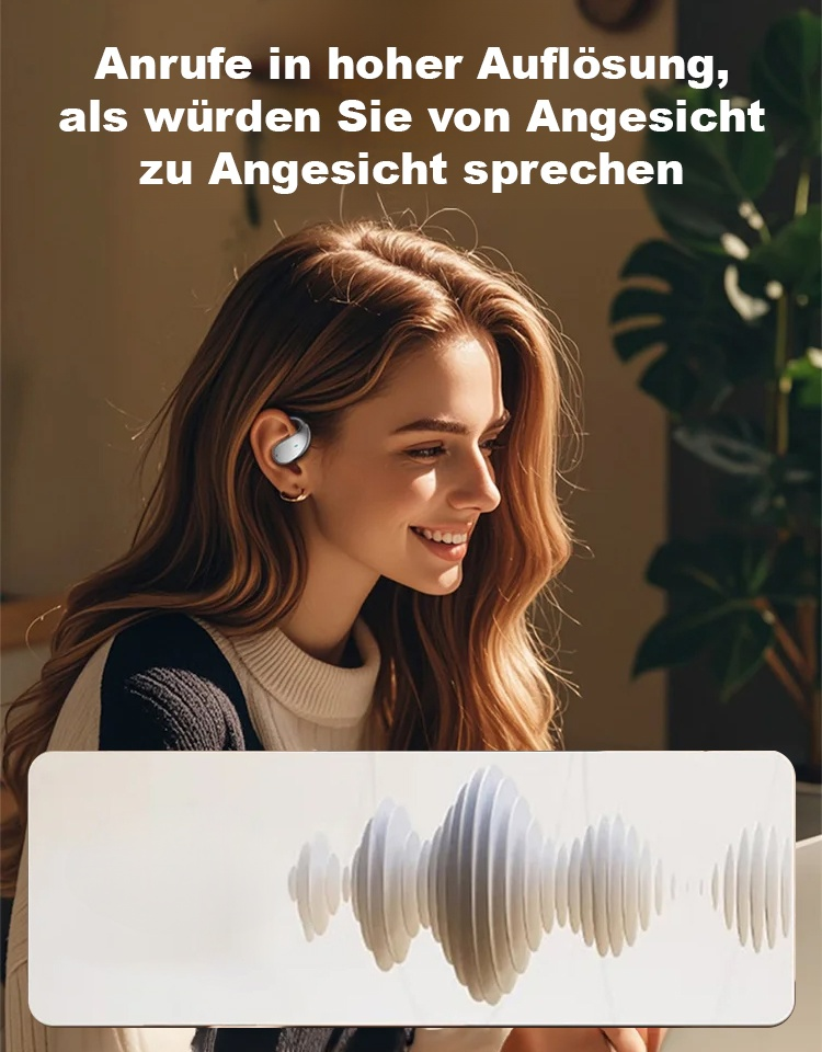 AI-Echtzeitübersetzung Offene Ohrhörer